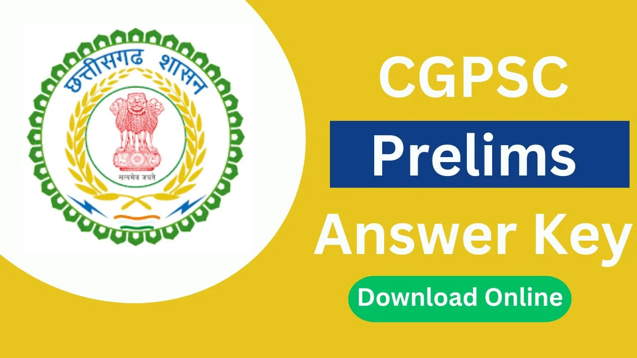 CGPSC Prelims Answer Key 2025