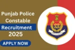 Punjab Police Constable Recruitment 2025